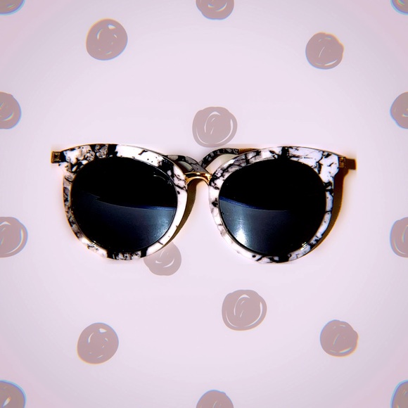 Rare Bertha Marble Framed Sunglasses - Picture 1 of 6